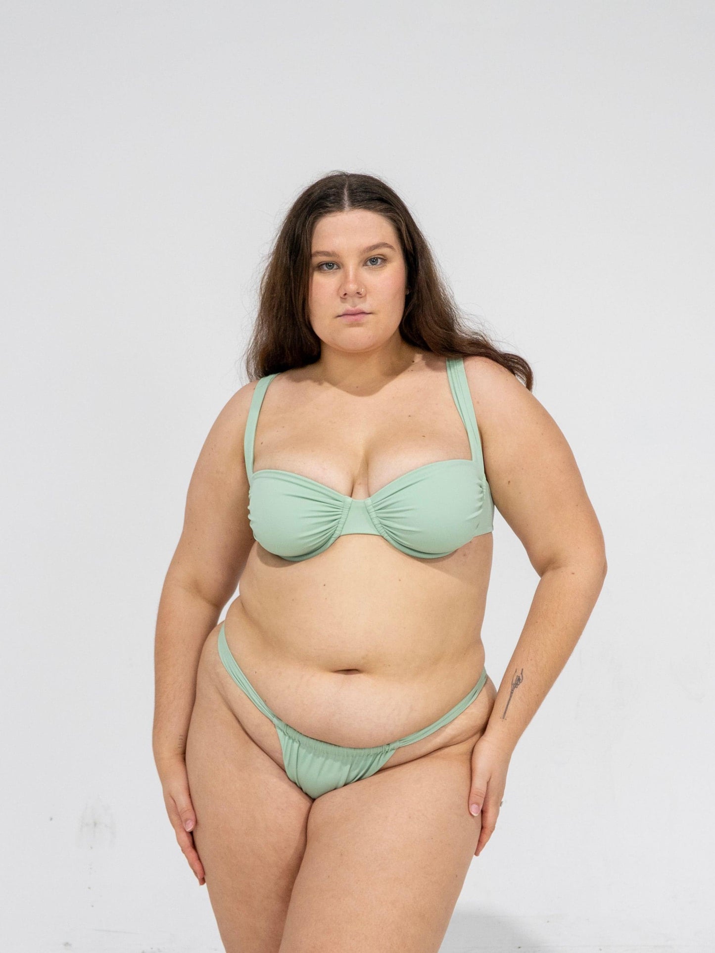 pretty princess underwire bikini top - mojito