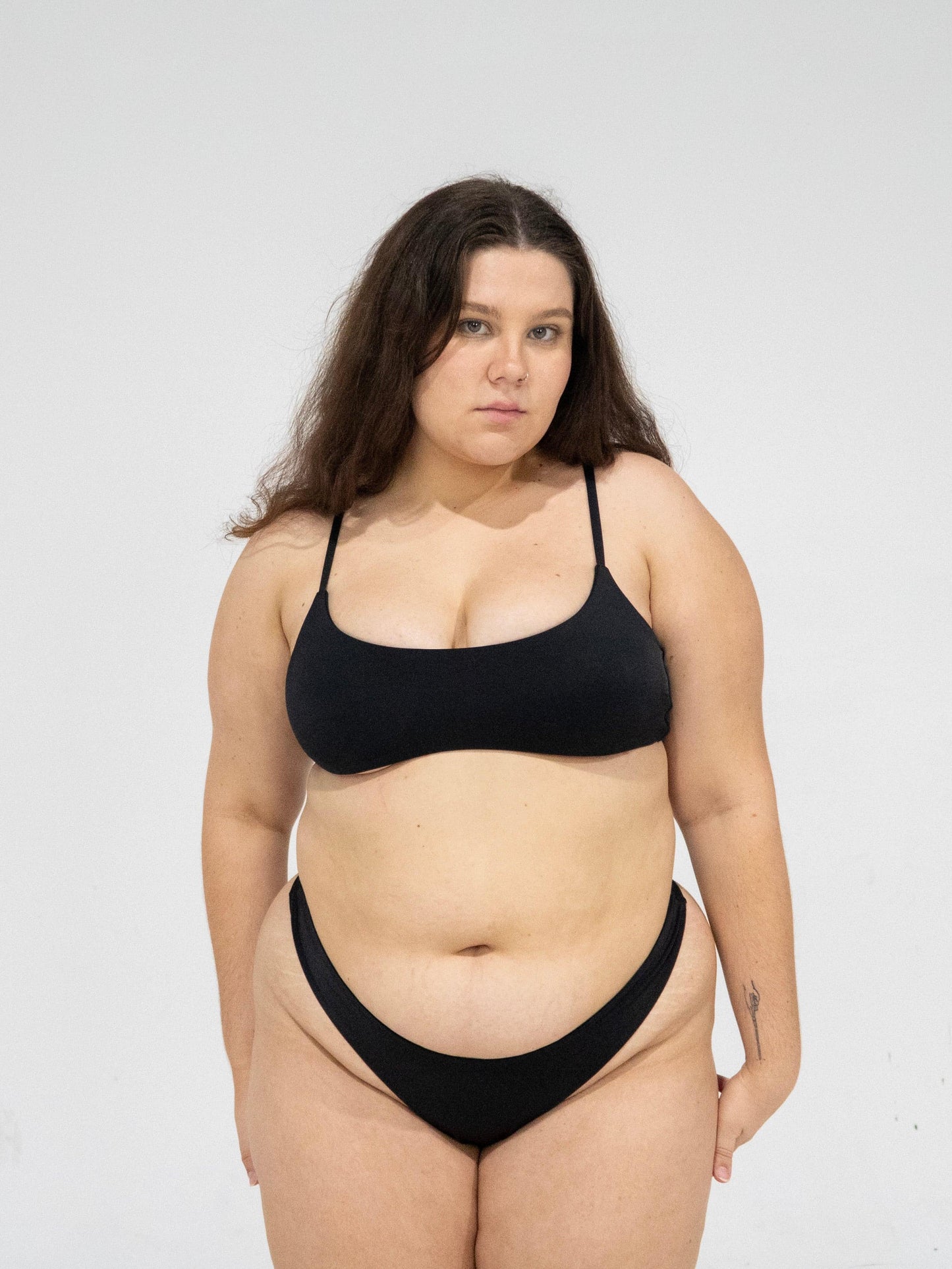 on duty scoop neck bikini top - lilith