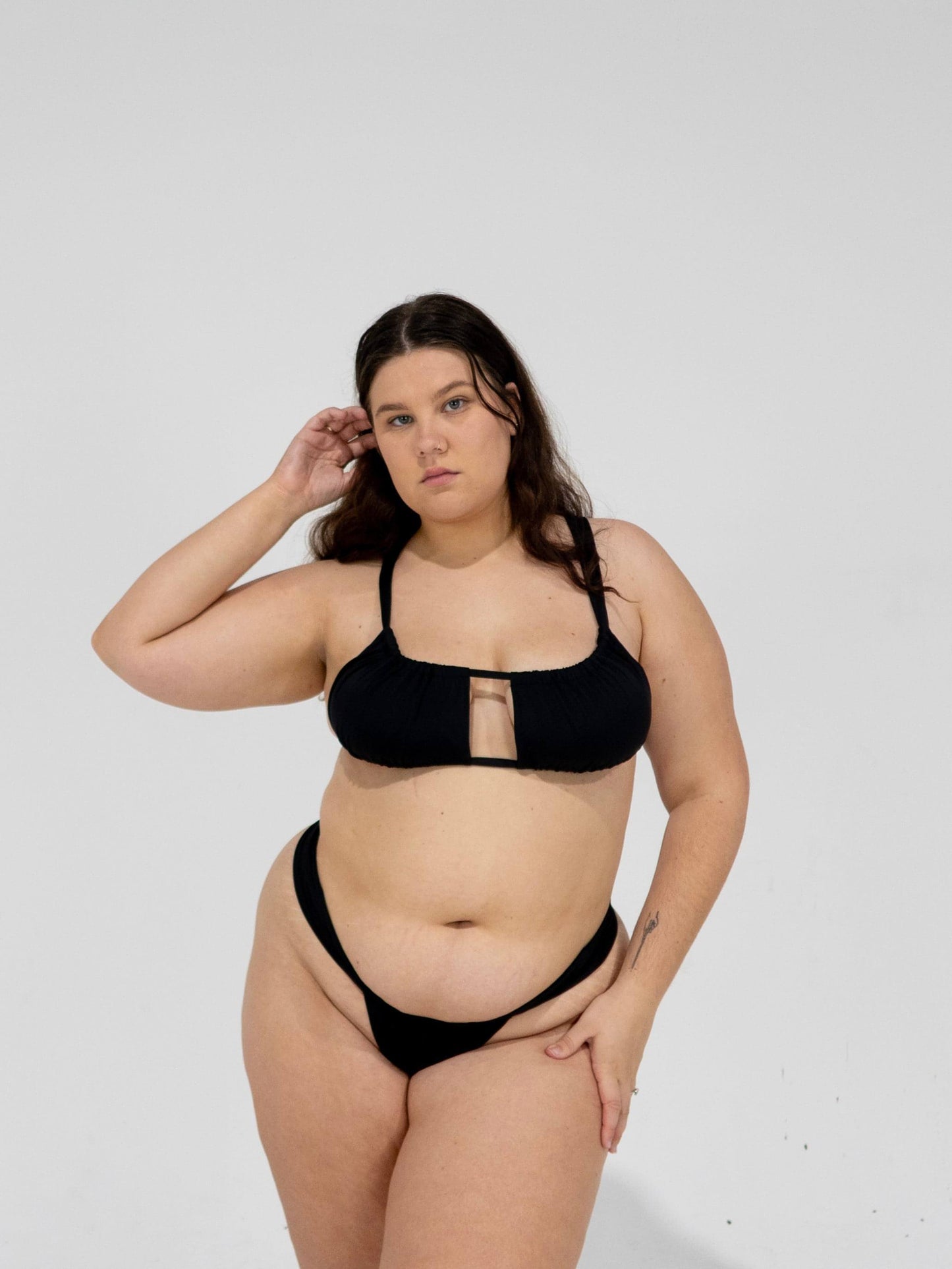 in ur dreams ruched bikini bottom - lilith