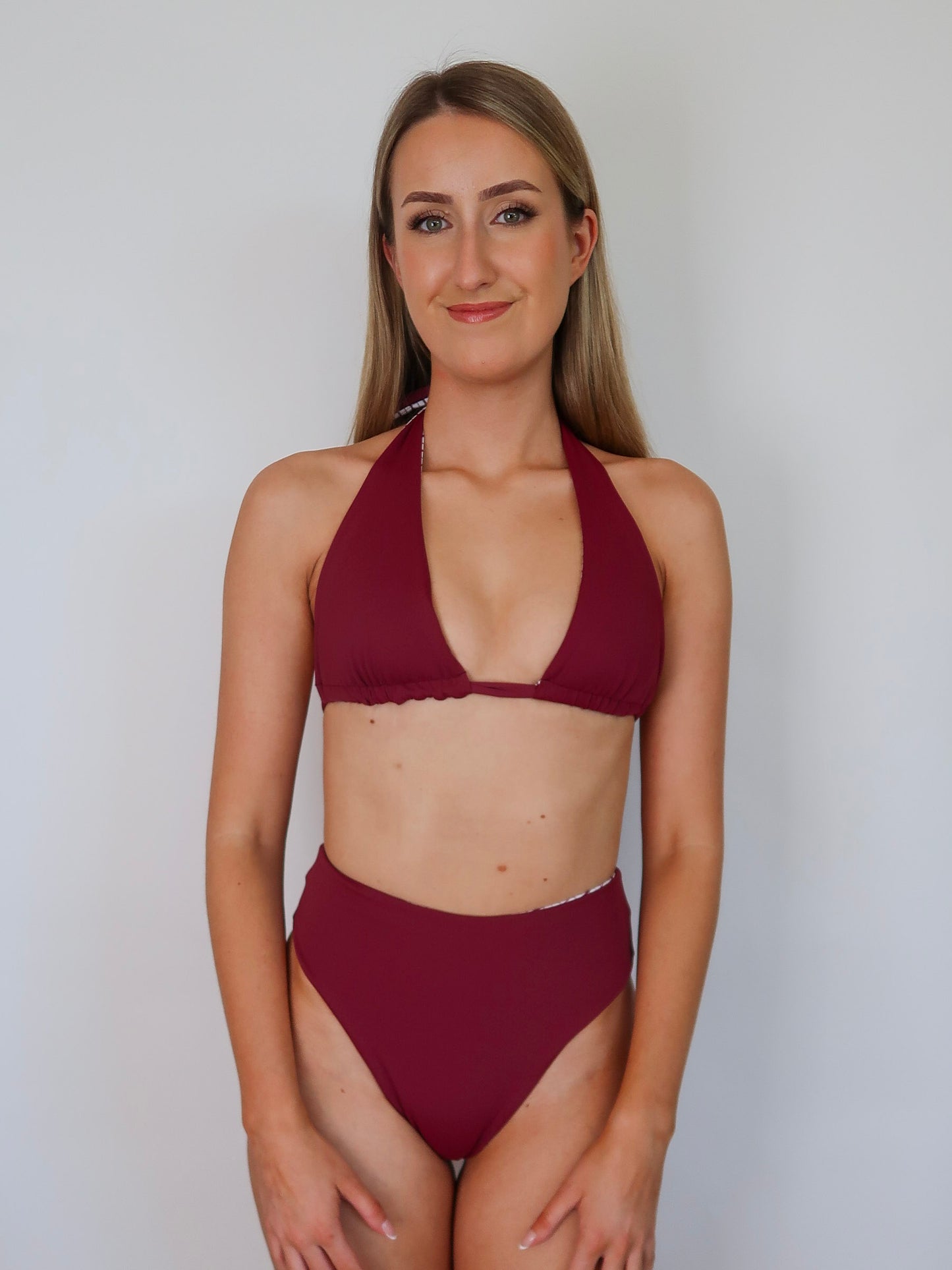 the stand out halter triangle bikini top - Summer Wine