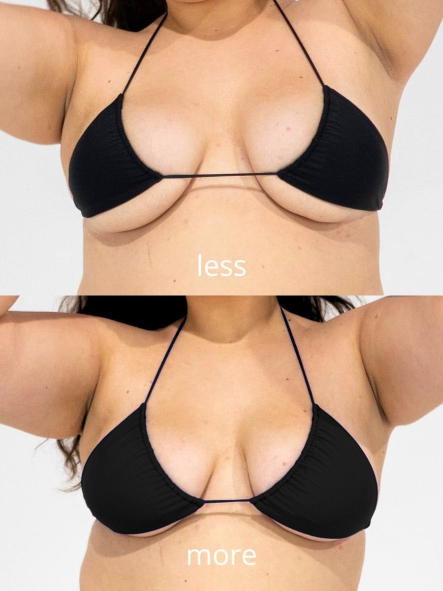 the people pleaser triangle bikini top - dory