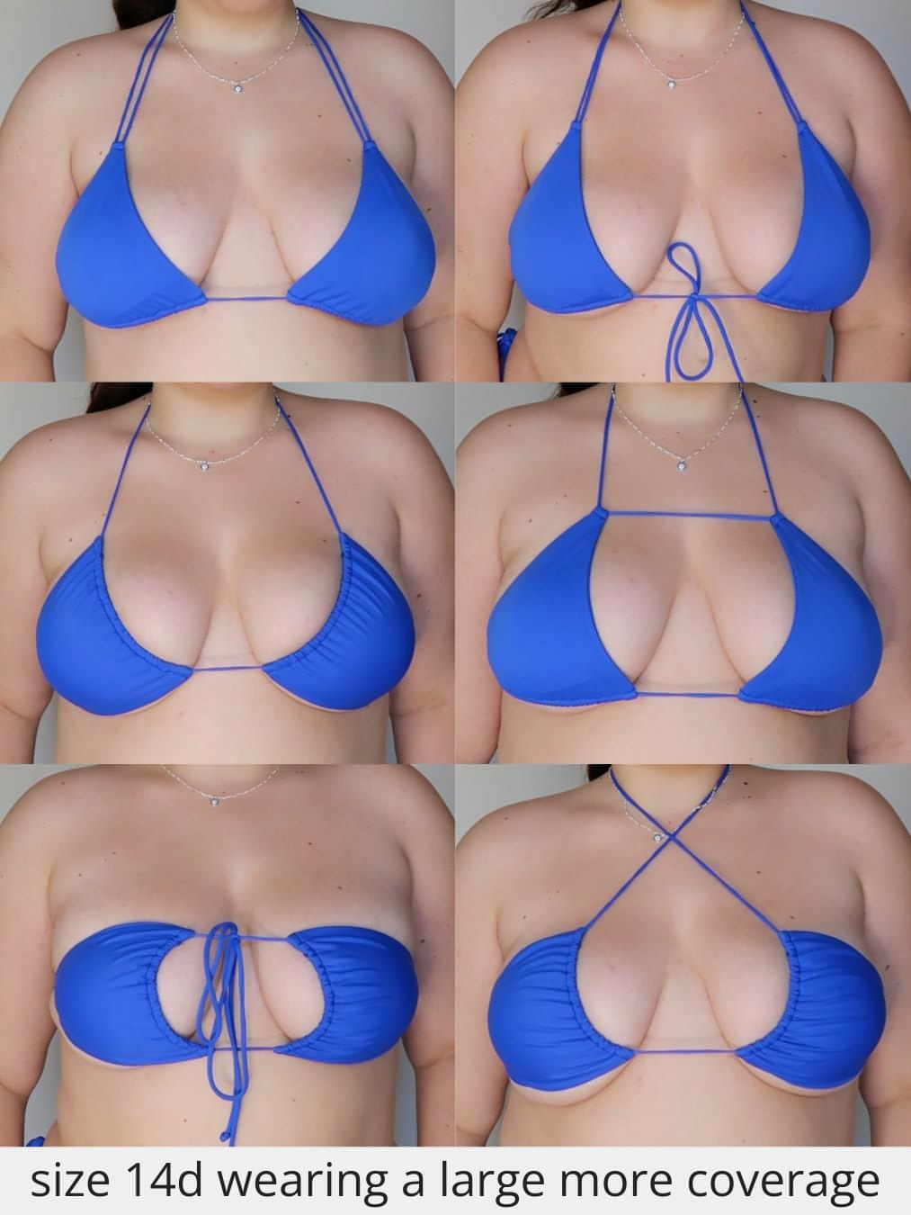 the people pleaser triangle bikini top - dory